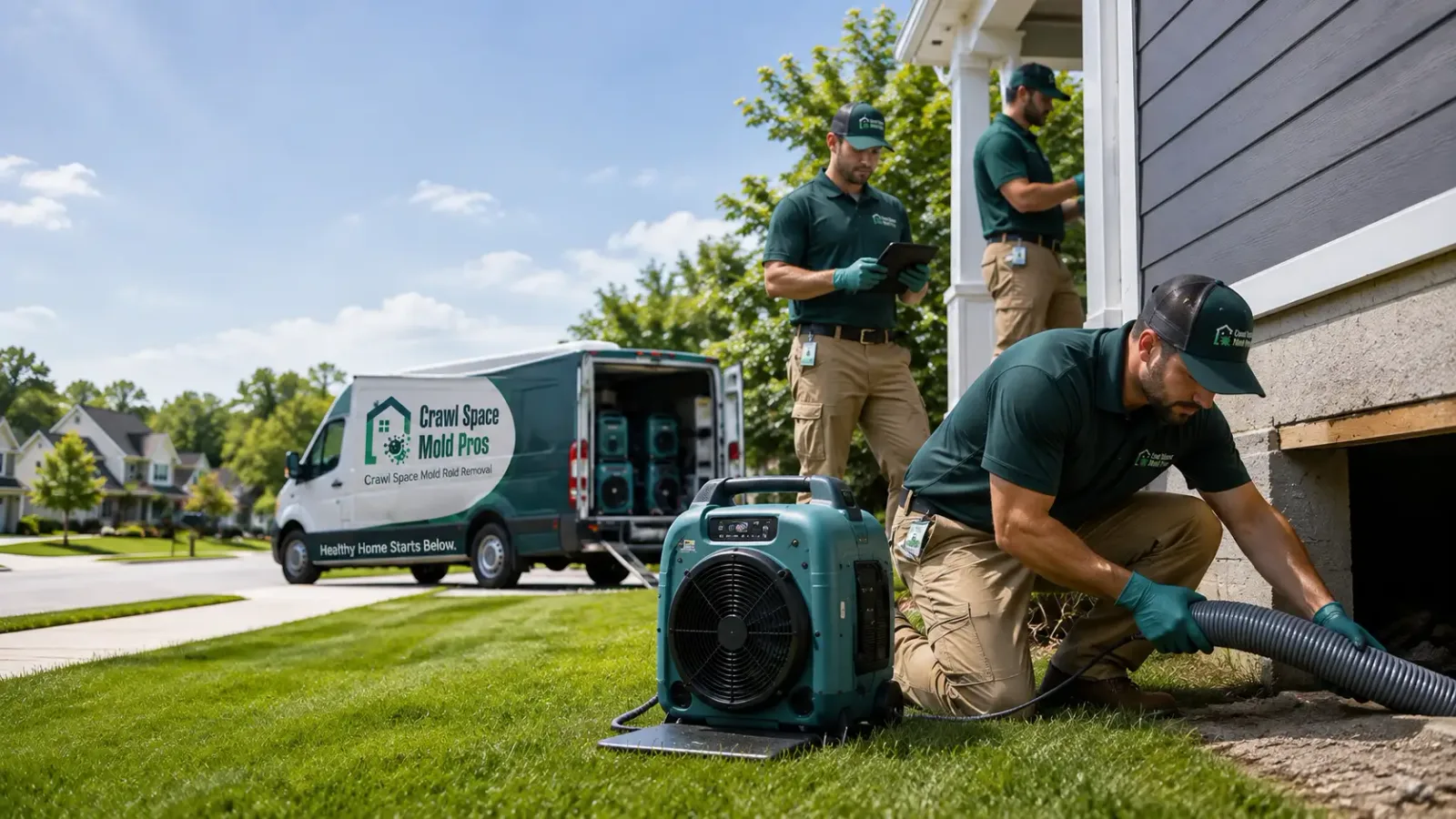 Crawl Space Mold Removal in Delta, PA